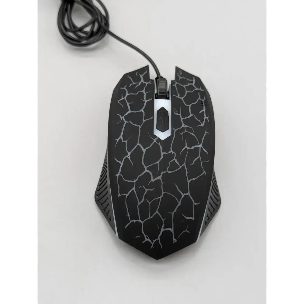 Havic White Keyboard HV-KB558CM Backlit & Lvlup Light Up Pro Gaming Mouse